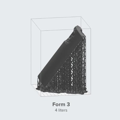 Form 3 Build Volume Graphic