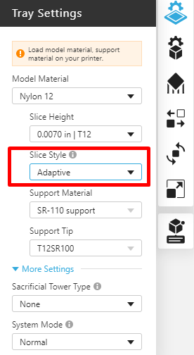 How to Enable Adaptive Slice in GrabCAD Print
