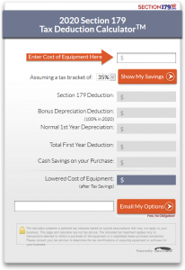 Section 179 Calculator 2020